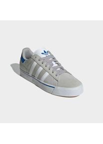 Sneaker adidas originals "CAMPUS VULC", Herren, Gr. 48, grau (grau two, cloud wei&szlig;, blau), Leder, Textil, Schuhe Sneaker, mit klassischem Canvas-Obermaterial