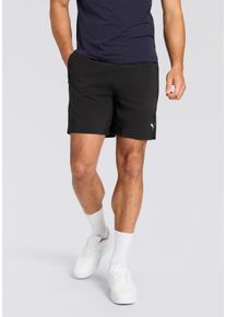 Trainingsshorts Puma "M TAD FOUNDATIONS 7" WOVEN SHORT W/ ZIP POCKETS", Herren, Gr. XL, N-Gr, schwarz (Puma schwarz), Obermaterial: 100% Polyester, slim fit kniefrei, Hosen Trainingsshorts, atmungsaktives Material, feuchtigkeitsableitende dryCELL Technologie, Topseller