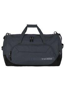 Reisetasche Travelite "KICK OFF, verschiedene Gr&ouml;&szlig;en und Farben", Damen, Gr. B/H/T: 60cm x 34cm x 36cm, grau (anthrazit), Polyester, unifarben, Taschen Reisetasche, Reisegep&auml;ck Sporttasche Freizeittasche mit Aufsteckfunktion