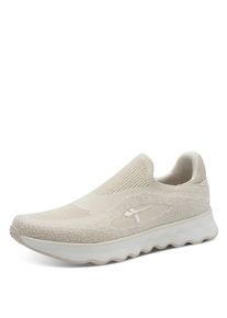 Slip-On Sneaker Tamaris, Damen, Gr. 40, beige (creme), Synthetik, Textil, unifarben, Schuhe Slip-On Sneaker, Slipper, Halbschuh, Freizeitschuh mit Ortholite-Ausstattung