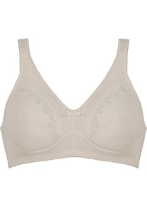 B&uuml;gelloser BH Naturana "Soft Cup", Damen, Gr. 90, Cup C, beige (light beige), Obermaterial: 85% Polyamid, 15% Elasthan. Cups: 100% Baumwolle, unifarben, BHs B&uuml;gelloser BH, feminin, bequem, elastisch, breite Tr&auml;ger, ohne B&uuml;gel