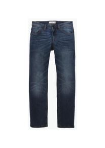 5-Pocket-Jeans Tom Tailor "Josh", Herren, Gr. 30, L&auml;nge 30, stone blau denim tint, Denim/Jeans, Obermaterial: 98% Baumwolle, 2% Elasthan, slim fit lang, Jeans 5-Pocket-Jeans, in Used-Waschung