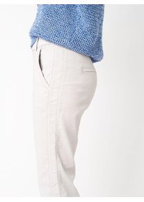 7/8-Hose Toni "Sue Cigarette 7/8", Damen, Gr. 46, N-Gr, grau, Web, Obermaterial: 82% Baumwolle, 15% Polyamid, 3% Elasthan, unifarben, bequem 7/8-L&auml;nge, Hosen 7/8-Hose, mit seitlicher Ziernaht und bequemem Schlupfbund