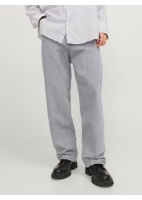 Jack & Jones Relax-fit-Jeans JACK & JONES "JJIALEX mit cleanem Look und Taschenvielfalt", Damen, Gr. 31, L&auml;nge 32, grau (grau denim), Denim/Jeans, Obermaterial: 100% Baumwolle, Abriebeffekte, relaxed fit lang, Jeans Relax-fit-Jeans, Baumwolle, relax fit