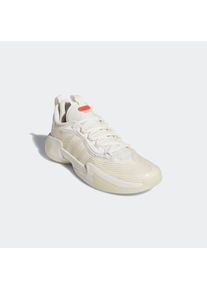 Basketballschuh adidas Performance "EXHIBIT SELECT 2.0 PRO", Damen, Gr. 41, wei&szlig; (cream wei&szlig;, cream wei&szlig;, lucid rot), Synthetik, Textil, Schuhe Basketballschuh