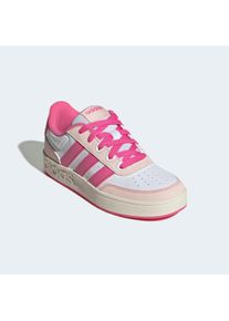 Sneaker adidas Sportswear "BREAKBASE KIDS", Damen, Gr. 35,5, cloud wei&szlig;, pink fusion, wonder quartz, Synthetik, Textil, Schuhe Sneaker, f&uuml;r Kinder & Jugendliche