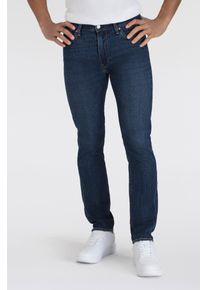 Levi's Slim-fit-Jeans LEVI'S "511 SLIM", Herren, Gr. 32, L&auml;nge 32, part the sea ltwt, Denim/Jeans, Obermaterial: 81% Baumwolle, 18% Leinen, 1% Elasthan, skinny fit kn&ouml;chellang, Jeans Slim-fit-Jeans, mit Stretch