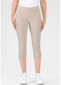 Caprihose Stehmann "Ina", Damen, Gr. 46, N-Gr, wei&szlig; (kalk), Web, Obermaterial: 72% Viskose, 25% Polyamid, 3% Elasthan, unifarben, 3/4-L&auml;nge, Hosen Caprihose, Sommerhose in Gr&ouml;&szlig;en 32 bis 52