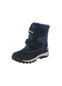 Winterboots Timberland "CHILLBERGMID HOOK & LOOP GORE-TEX SNOW BOOT", M&auml;dchen, Gr. 32, outerspace, Leder, Schuhe Winterboots, Snowboots, Winterstiefel, Winterschuhe, gef&uuml;ttert, wasserdicht