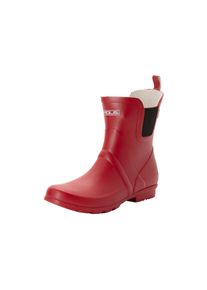 Gummistiefel MOLS "SUBURBS W RUBBER BOOT", Damen, Gr. 41, rot (haute rot (d)), Gummi, Schuhe Gummistiefel, wasserdicht