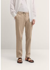 Chinohose Bugatti "Modern Fit", Herren, Gr. 40, L&auml;nge 32, 50, beige, 86% Baumwolle, 11% Polyester, 3% Elasthan, unifarben, normal, Hosen Chinohose, aus der DynamicSeries