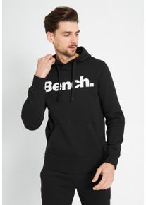 Kapuzensweatshirt Bench. "SKINNER", Herren, Gr. S48, schwarz, Sweatware, Obermaterial: 70% Baumwolle, 30% Polyester, unifarben, Rippb&uuml;ndchen, Sweatshirts Kapuzensweatshirt
