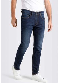 Straight-Jeans MAC "Arne Pipe", Herren, Gr. 36, L&auml;nge 32, blau (dunkelblau used), Denim/Jeans, Obermaterial: 90% Baumwolle, 8% Elastomultiester, 2% Elasthan, Jeans Straight-Jeans