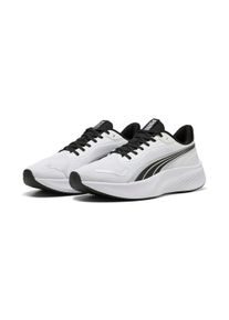 Laufschuh Puma "POUNCE LITE", Damen, Gr. 38, schwarz-wei&szlig; (Puma wei&szlig;, Puma schwarz), Textil, Schuhe Laufschuh, mit PROTREAD Gummilaufsohle, mit SOFTFOAM+ D&auml;mpfungstechnologie