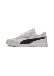 Sneaker Puma "VIKKY STAR OG", Damen, Gr. 37,5, Puma wei&szlig;, Puma schwarz, Puma gold, warm wei&szlig;, Leder, Schuhe Sneaker, Obermaterial aus Leder, leicht profilierte Gummilaufsohle