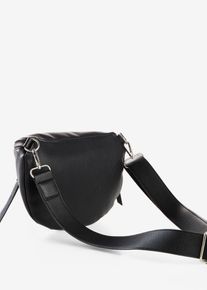 bonprix Bauchtasche mit austauschbarem Trageriemen, schwarz, Gr.18x29 cm, L&auml;ssige Umh&auml;ngetasche mit austauschbarem Schulterriemen