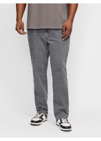 Jack & Jones PlusSize Slim-fit-Jeans "JJIGLENN JJORIGINAL MF 071 NOOS PLS", Herren, Gr. 42, L&auml;nge 32, grau (grau denim), Denim/Jeans, Obermaterial: 76% Baumwolle, 22% Polyester, 2% Elasthan, JACK & JONES PLUSSIZE, Abriebeffekte, slim fit kn&ouml;chellang, Jeans Slim-fit-Jeans