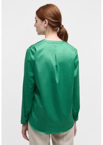 Longbluse Eterna "LOOSE FIT", Damen, Gr. 34, hellgr&uuml;n, 95% Baumwolle, 5% Elasthan, normal, Blusen Longbluse, EASY IRON (b&uuml;gelleicht)