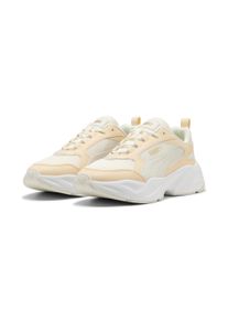 Sneaker Puma "CASSIA 2.0", Damen, Gr. 38, wei&szlig; (warm wei&szlig;, vapor gray, canvas), Textil, Schuhe Sneaker, mit Gummilaufsohle, leicht profiliertes Laufsohlenprofil