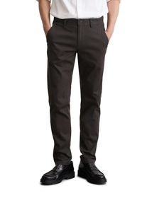 Marc O'Polo Chinohose MARC O'POLO "Stig shaped", Herren, Gr. 30, L&auml;nge 30, broken graphite, Web, Obermaterial: 98% Baumwolle, 2% Elasthan, lang, Hosen Chinohose