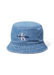 Fischerhut Calvin Klein "MONOLOGO EMBROIDERY DENIM BUCKET", Herren, vintage denim, Denim/Jeans, Baumwolle, unifarben, H&uuml;te Fischerhut, Mit Markenlabel auf der Vorderseite
