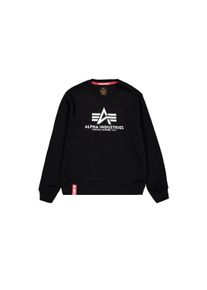 Sweater Alpha Industries "Basic Sweatshirt BL", Herren, Gr. S, schwarz, Obermaterial: 80% Baumwolle, 20% Polyester, regular fit, Sweatshirts Sweater