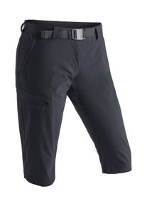 Caprihose Maier Sports "Inara slim 3/4", Damen, Gr. 46, Normalgr&ouml;&szlig;en, schwarz, 90% Polyamid, 10% Elasthan, Hosen Caprihose, Damen Wanderhose, atmungsaktive Outdoorhose, 3/4 Hose mit 3 Taschen