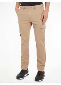 Cargohose Tommy Jeans "TJM AUSTIN LIGHTWEIGHT CARGO", Herren, Gr. 38, L&auml;nge 32, gold (gentle gold), Web, Obermaterial: 98% Baumwolle, 2% Elasthan, normal, Hosen Cargohose, mit Logopr&auml;gung