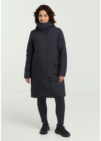 Funktionsmantel Jack Wolfskin "DEUTZER COAT W", Damen, Gr. XXL (48), blau (schwarz, navy), Obermaterial: 100% Polyester. F&uuml;llung: 100% Polyester. Futter: 100% Polyester, M&auml;ntel Funktionsmantel