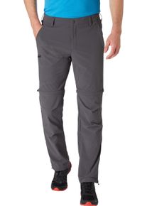 Outdoorhose McKINLEY "He.-Abzipphose Malloy II M", Herren, Gr. 46, N-Gr, grau (anthrazit), Obermaterial: 90% Polyamid, 10% Elasthan, Hosen Outdoorhose
