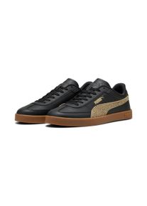 Sneaker Puma "CLUB II ERA TOPCAT", Damen, Gr. 38,5, Puma schwarz, toasted almond, Synthetik, unifarben, Schuhe Sneaker, Obermaterial aus Synthetik, Laufsohle aus Gummi