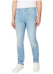 Slim-fit-Jeans Pepe Jeans, Herren, Gr. 30, L&auml;nge 34, blau (light blau stretch), Denim/Jeans, Obermaterial: 98% Baumwolle, 2% Elasthan, slim fit lang, Jeans Slim-fit-Jeans