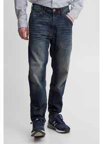 Relax-fit-Jeans Blend "Thunder fit - NOOS", Herren, Gr. 32, L&auml;nge 30, blau (denim dunkelblau), Denim/Jeans, Obermaterial: 98% Baumwolle, 2% Elasthan, Abriebeffekte, relaxed fit, Jeans Relax-fit-Jeans