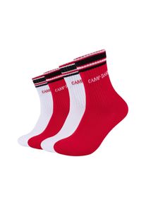 Tennissocken CAMP DAVID, Damen, Gr. 43-46, tomato puree, Obermaterial: 66% Baumwolle, 28% Polyester, 5% Elastodien, 1% Elasthan, Socken Tennissocken