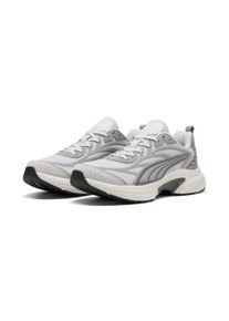Sneaker Puma "SOFTRIDE ESCALATE", Damen, Gr. 41, feather gray, gray echo, Puma aged silber, warm wei&szlig;, Textil, Schuhe Sneaker, atmungsaktives Textil-Obermaterial, SOFTFOAM+ D&auml;mpfungstechnologie