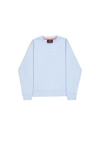 Sweater Alpha Industries "Foam ML Sweatshirt", Herren, Gr. S, artic blau, Obermaterial: 80% Baumwolle, 20% Polyester, regular fit, Sweatshirts Sweater