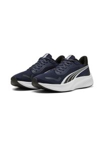Laufschuh Puma "POUNCE LITE", Damen, Gr. 47, blau (Puma navy, Puma navy), Textil, Schuhe Laufschuh, mit PROTREAD Gummilaufsohle, mit SOFTFOAM+ D&auml;mpfungstechnologie
