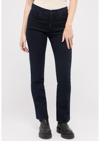Bootcut-Jeans Angels "LENI", Damen, Gr. 46, L&auml;nge 29, blau (night blau), Denim/Jeans, Obermaterial: 92% Baumwolle, 6% Polyester, 2% Elasthan, bootcut fit, Jeans Bootcut-Jeans