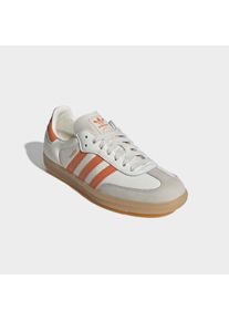 Sneaker adidas originals "SAMBA OG", Damen, Gr. 42, sanftes wei&szlig;, dusky orange, gum 3, Leder, Schuhe Sneaker