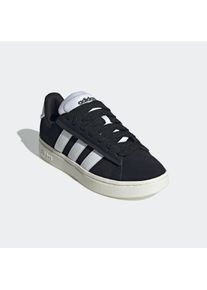 Sneaker adidas Sportswear "GRAND COURT ALPHA", Herren, Gr. 38,5, schwarz-wei&szlig; (core schwarz, cloud wei&szlig;, sanftes wei&szlig;), Leder, Synthetik, Schuhe Sneaker, Design inspiriert vom adidas Campus 00