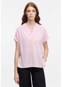 Shirtbluse Eterna "LOOSE FIT", Damen, Gr. 44, rosa, 100% Viskose, Blusen Shirtbluse