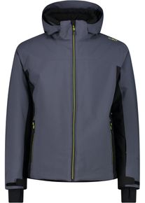 Funktionsjacke CMP, Herren, Gr. 58, grau, Web, Obermaterial: 100% Polyester. Futter: 100% Polyester. Wattierung: 100% Polyester, kontrastfarbene Details, Jacken Funktionsjacke