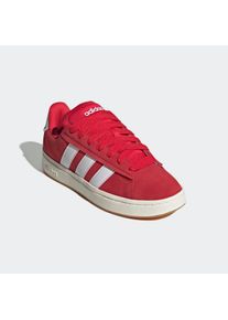 Sneaker adidas Sportswear "GRAND COURT ALPHA", Herren, Gr. 46, wei&szlig; (pure ruby, cloud wei&szlig;, pure ruby), Leder, Synthetik, Schuhe Sneaker, Design inspiriert vom adidas Campus 00