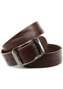 Lederg&uuml;rtel Anthoni Crown, Herren, Gr. 100, braun, Leder, unifarben, G&uuml;rtel Lederg&uuml;rtel, Jeansg&uuml;rtel genarbt