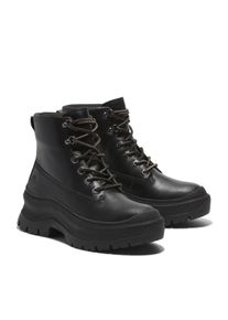 Schn&uuml;rstiefelette Timberland "ROXIE LANE MID LACE UP BOOT", Damen, Gr. 39, schwarz (schwarz full grain), Leder, Schuhe Schn&uuml;rstiefelette, Winterschuhe, Winterstiefel, Schn&uuml;rboots, Winterboots