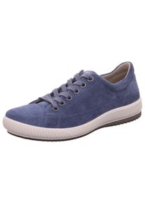 Sneaker Legero "TANARO 5.0", Damen, Gr. 36, blau (indacox (blau)), Veloursleder, unifarben, Schuhe Sneaker, Freizeitschuh, Halbschuh, Schn&uuml;rschuh mit softem Schaftabschluss
