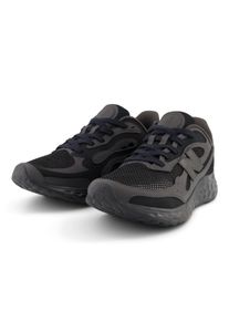 Laufschuh New Balance "ARISHI", Herren, Gr. 45,5, schwarz (schwarz, schwarz), Synthetik, Textil, Schuhe Laufschuh