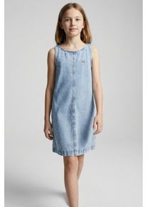 Jeanskleid Calvin Klein Jeans "DENIM SLEEVELESS DRESS", M&auml;dchen, Gr. 6 (116), N-Gr, andrew wash, Denim/Jeans, Obermaterial: 100% Baumwolle, unifarben, regular fit kurz, Rundhals, Kleider Jeanskleid, Regular fit f&uuml;r Kinder mit Rundhalsausschnitt