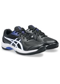 Tennisschuh asics "GEL-GAME 10 GS CLAY", Jungen, Gr. 37, schwarz-wei&szlig; (schwarz, wei&szlig;), Synthetik, Schuhe Tennisschuh, Sandplatzschuhe f&uuml;r Aschepl&auml;tze