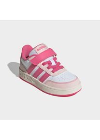 Sneaker adidas Sportswear "BREAKBASE KIDS", Damen, Gr. 33, cloud wei&szlig;, pink fusion, wonder quartz, Synthetik, Schuhe Sneaker, f&uuml;r Kinder & Jugendliche